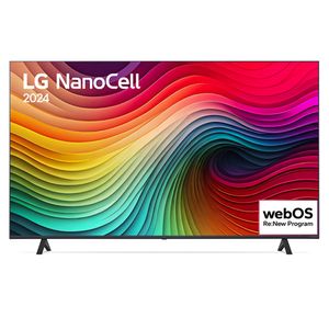 Smart TV 4K LG NanoCell 55" Polegadas 55NANO80TSA, Processador α5 Ger7 AI, Alexa, Controle Smart Magic e Wi-Fi