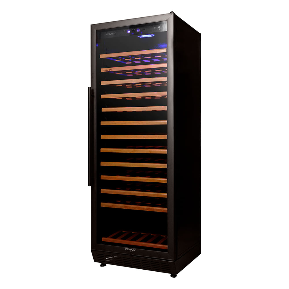 Adega Benmax Preto - 120 Garrafas - 220v - Bac120