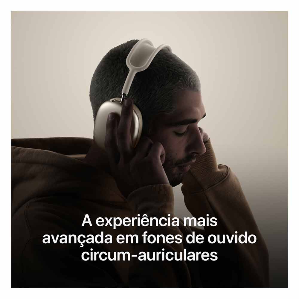 Apple AirPods Max Over the Ear (Bluetooth) - Meia-Noite Apple AirPods Max Over the Ear (Bluetooth) - Meia-Noite