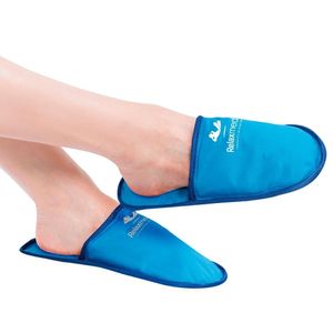 BOLSA TÉRMICA SLIPPER QUENTE E FRIO PARA OS PÉS PANTUFAS RELAXMEDIC