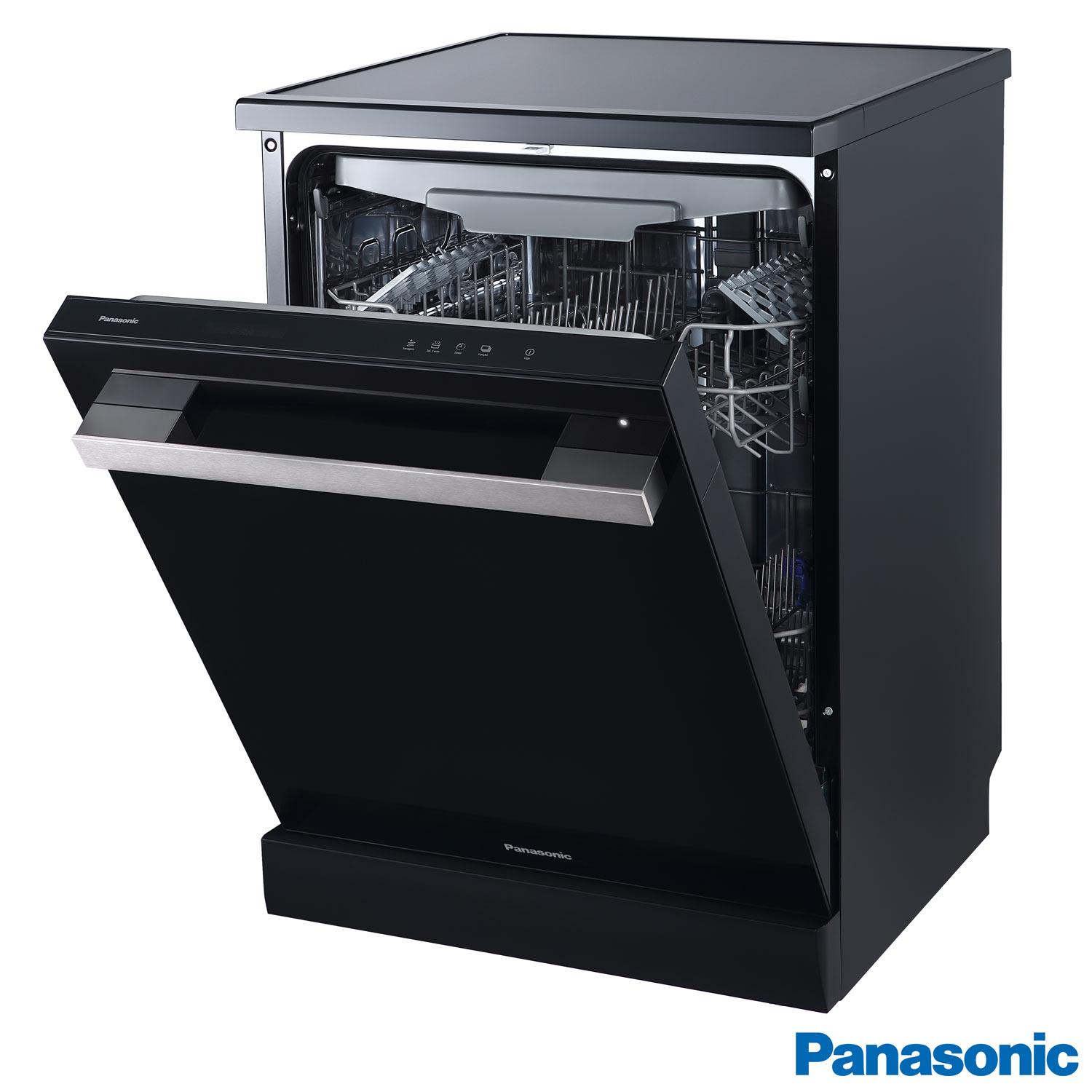 Lava-Louças Panasonic Preta com 15 Serviços, 08 Programas de