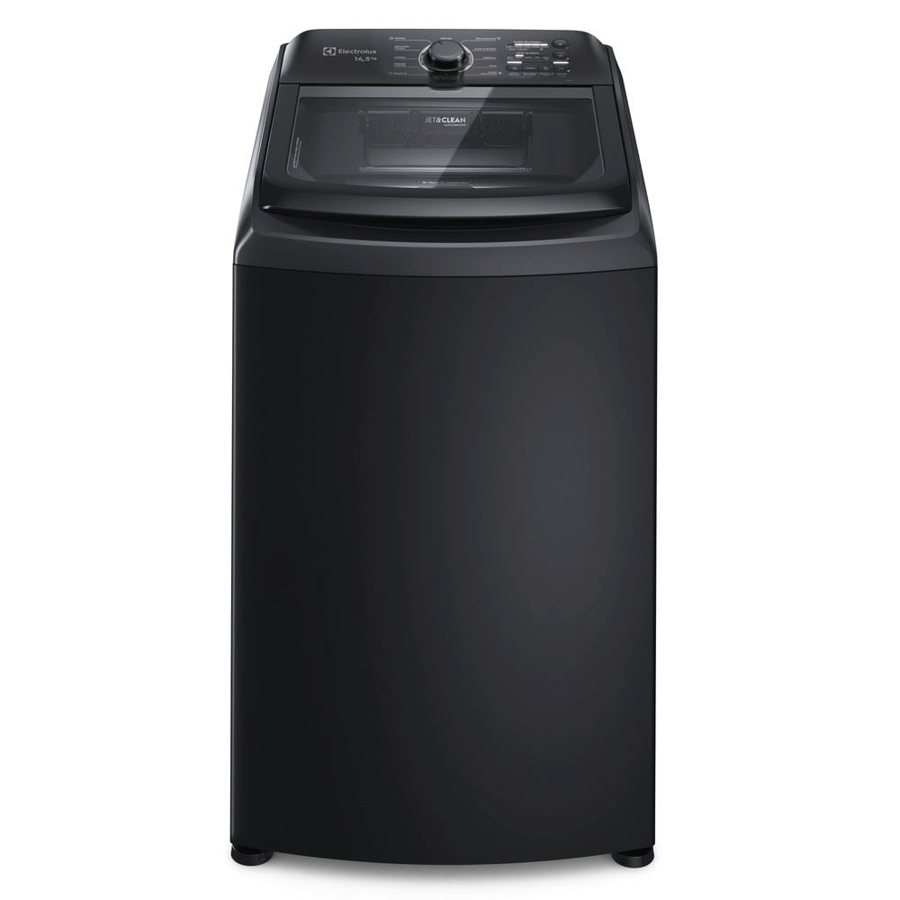 Lavadora de Roupa 14,5 Kg Preto Efficient Cesto Inox e Jet&clean Electrolux - 110v - Lep15