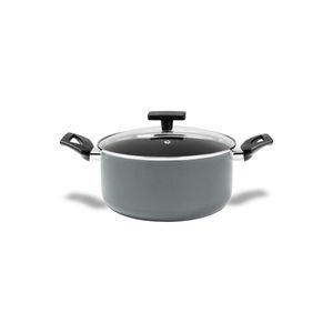 Caçarola Brinox Antiaderente Ceramic Life 20cm 2,7L Preserve Cinza