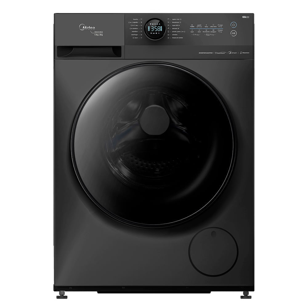 Lava e Seca 13kg Midea HealthGuard Titanium Conectada 110 Menor preço em Lava e Seca 13kg Midea HealthGuard Titanium Conectada 110