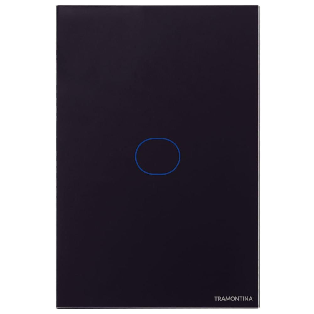 Interruptor Touch Wi-Fi Smart Tramontina Preto com 1 Canal
