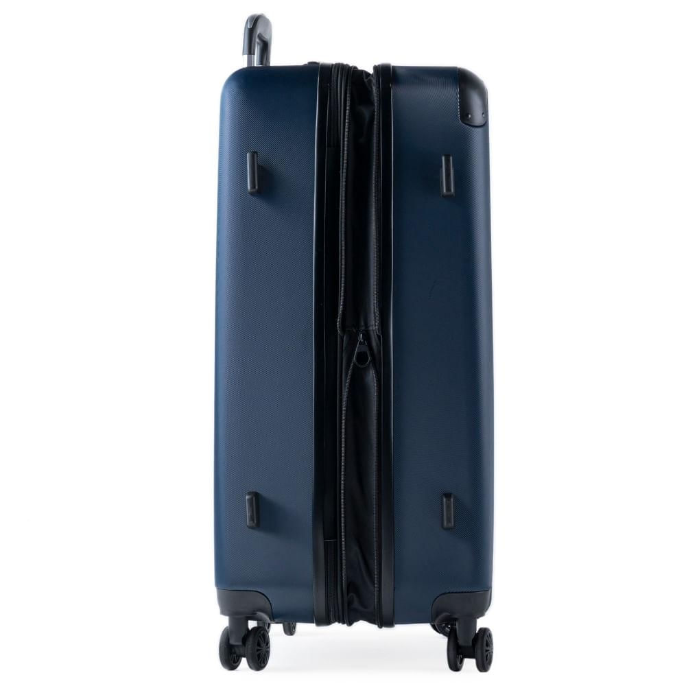 Mala de Viagem Grande 32Kg ABS 4 Rodas Turquia II Azul Marinho