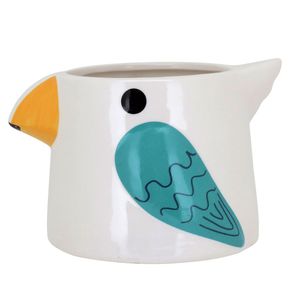 Cachepot De Cerâmica Creme 23X18cm