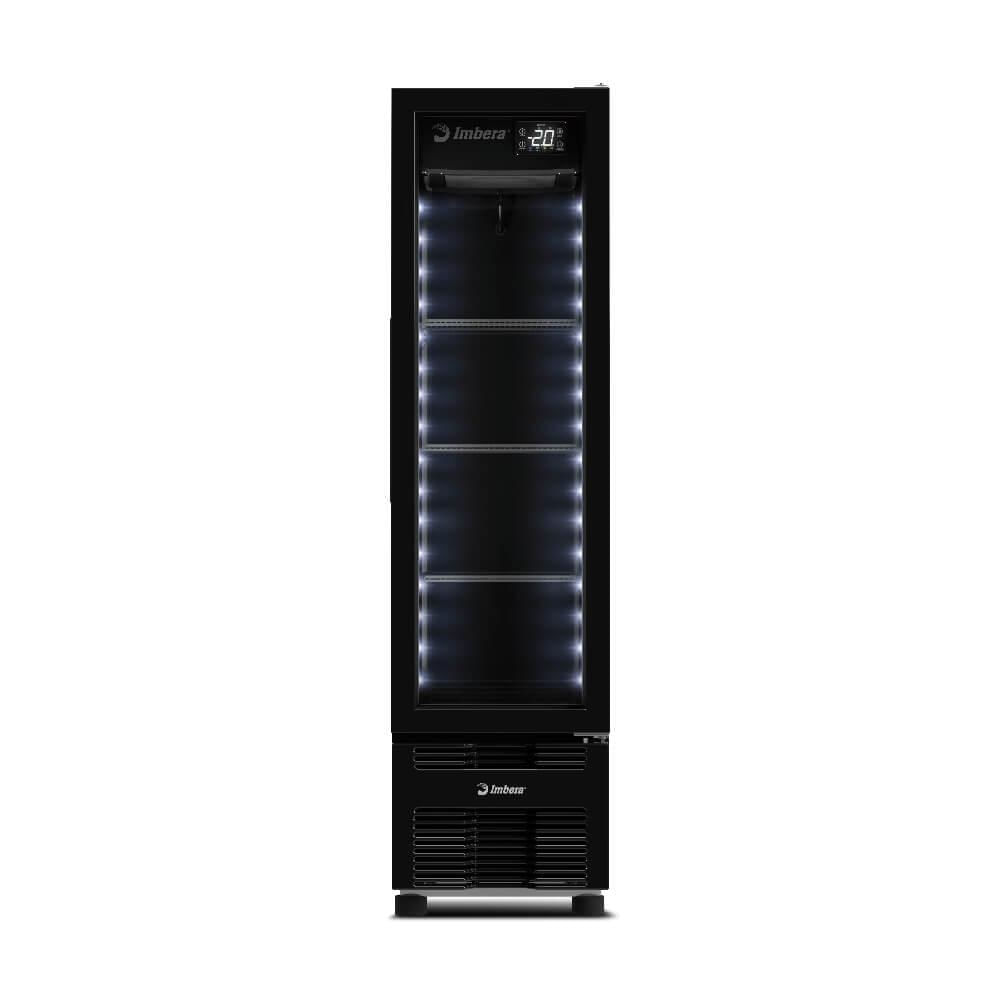Geladeira/refrigerador 244 Litros 1 Porta Preto Full Black - Imbera Beyond Cooling - Bivolt - Ccv144