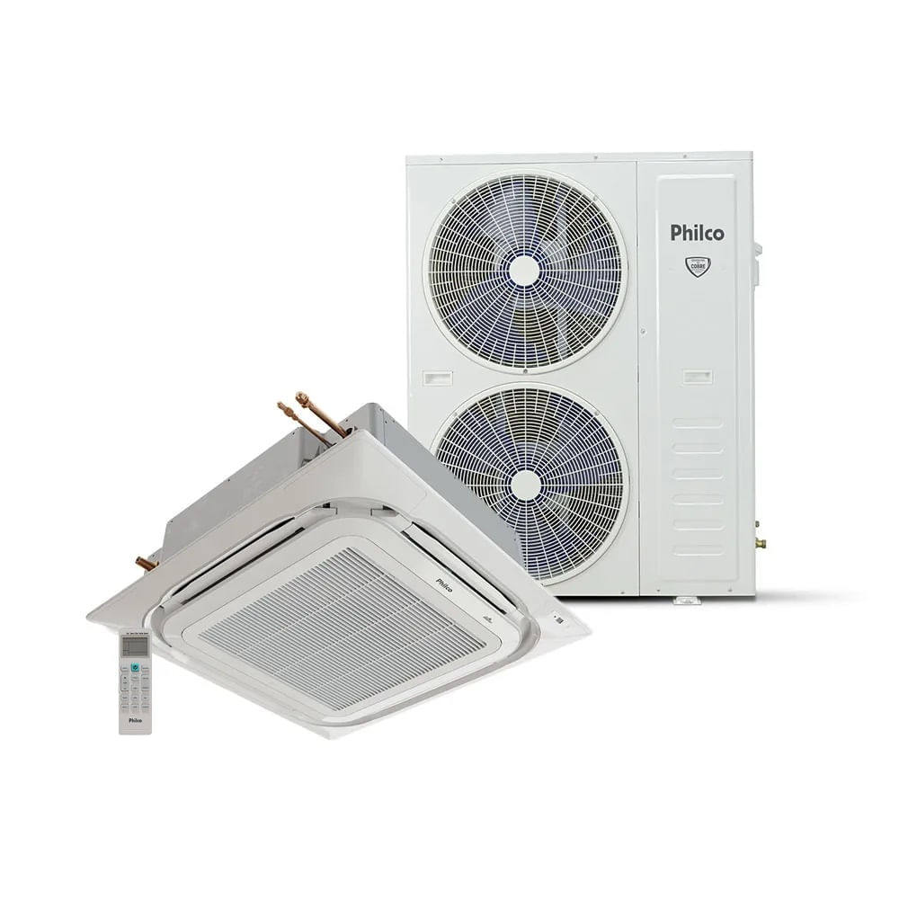 Ar Condicionado Split Cassete Philco Eco Inverter 55000 BTU/h Frio Monofásico PAC60000ICFM16 – 220 Volts 220 Menor preço em Ar Condicionado Split Cassete Philco Eco Inverter 55000 BTU/h Frio Monofásico PAC60000ICFM16 – 220 Volts 220