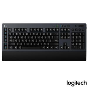 Teclado Mecânico para Jogos sem Fio com Multimídia e USB Preto - Logitech - G613