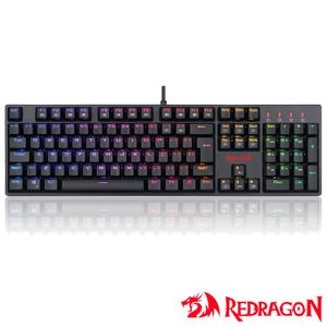 Teclado Gamer Redragon Surara Pro Preto Switch Optico Azul - K582RGB-PRO