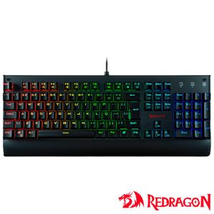 Teclado Mecânico Gamer Redragon Kala RGB Switch Preto e Azul - K557RGB