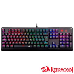 Teclado Mecânico Gamer para Windows e Mac Sani Switch Azul RGB Preto - Redragon - K581RGB