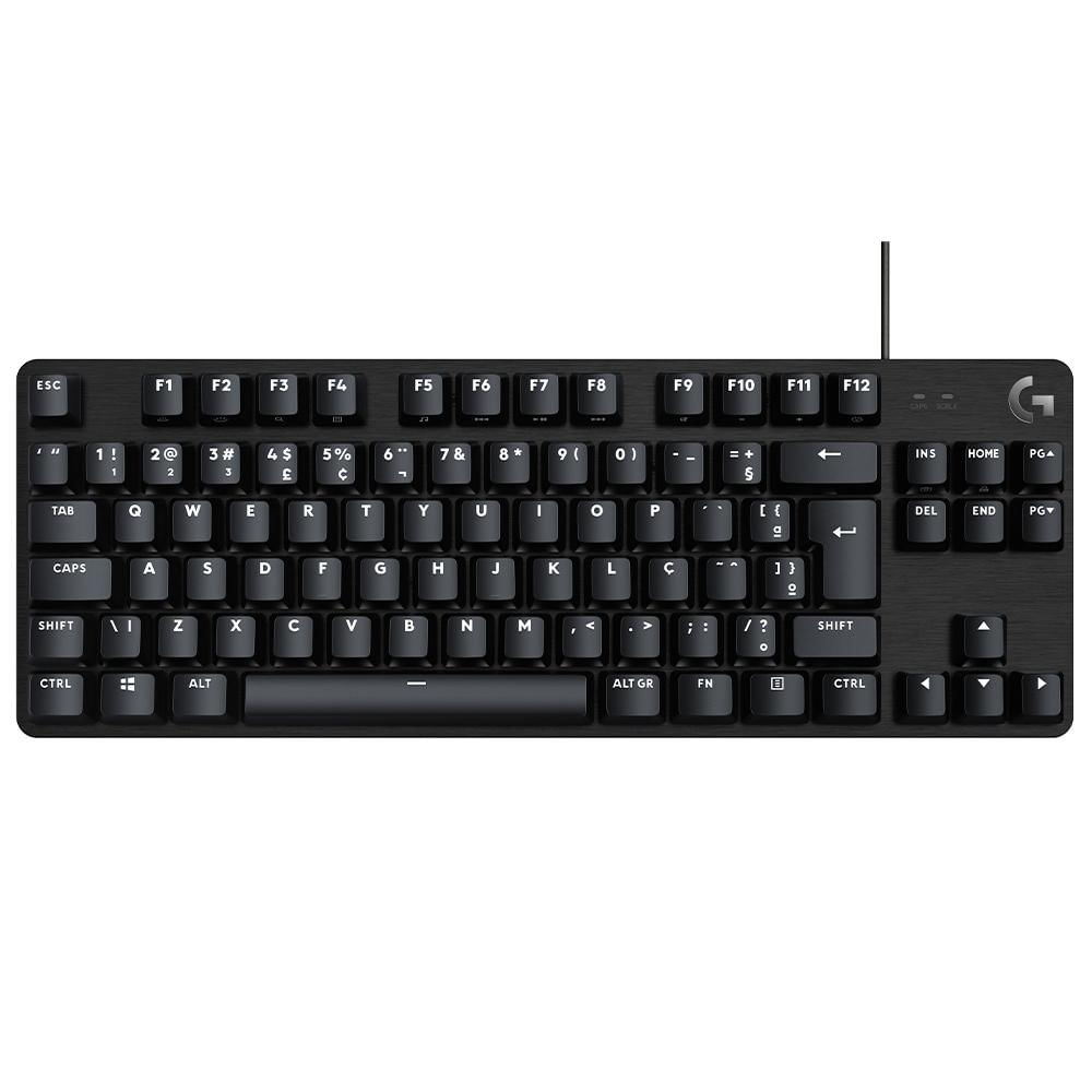 Teclado Gamer com fio USB G413 TKL SE Preto - Logitech G - 920-010554