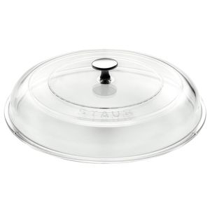 Tampa de Panela Acessório Staub Vidro 20 cm Cinza Staub
