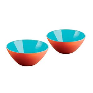 Conjunto De Bowls Em Acrílico Coral E Azul My Fusion 12Cm 2 Peças - Guzzini