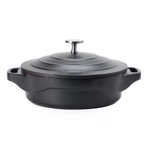 Caçarola Baixa Premier Black 24Cm - Le Cook