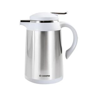 Garrafa Térmica Camelia Branca Glass 600Ml - Termopro