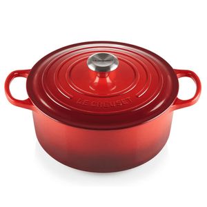 Caçarola Redonda 30Cm Vermelha Signature - Le Creuset