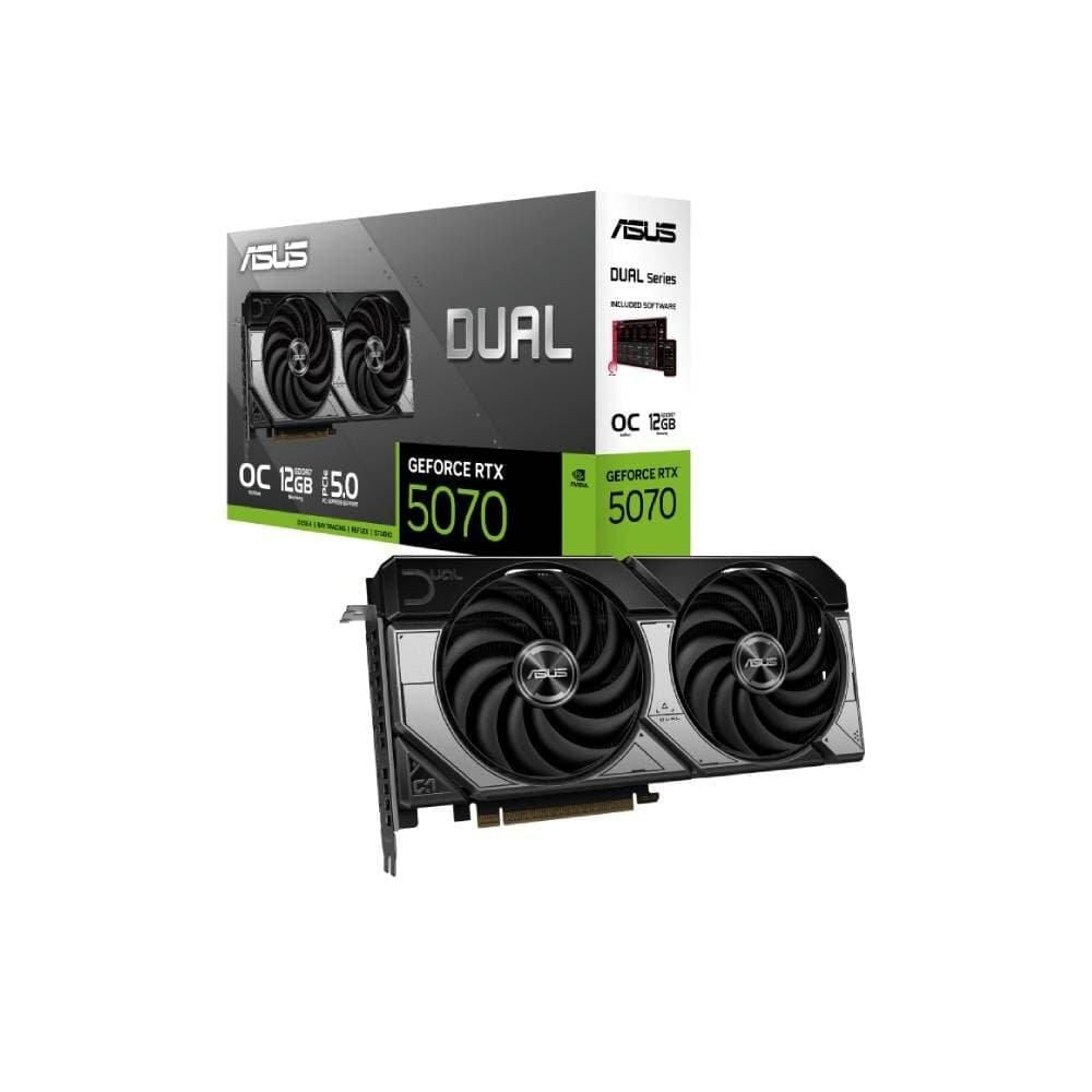 Placa de Vídeo Asus Dual RTX 5070 12GB GDDR7 DLSS