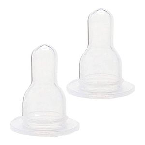 Kit com 2 Bicos de Mamadeira Silicone 0m+ Natuform - Lillo