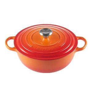 PANELA LE CREUSET MARMITA 32CM LARANJA EM FERRO FUNDIDO 21114320900430