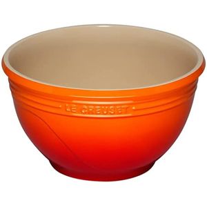 BOWL LE CREUSET REDONDO EM CERÂMICA 24CM VERMELHO 80104440600007 BOWL LE CREUSET DE CERÂMICA 24CM - Laranja