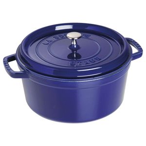Caçarola Redonda, 28cm, Azul Marinho, Ferro Fundido
