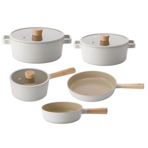 5 Panelas Fika em Cerâmica para Indução Neoflam Pérola