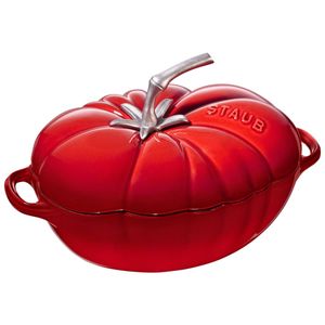 Caçarola Formato Tomate, 25cm, Cereja, Ferro Fundido