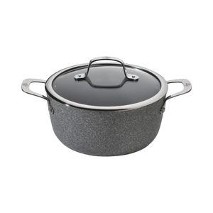 Caçarola com tampa em aluminio com revestimento, Salina 24 cm
