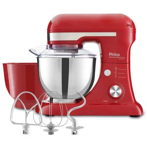 Batedeira  Planetária Philco PBP600V Turbo Inox Double Bowl 600W