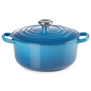 PANELA REDONDA LE CREUSET 22CM SIGNATURE FERRO ESMALTADO