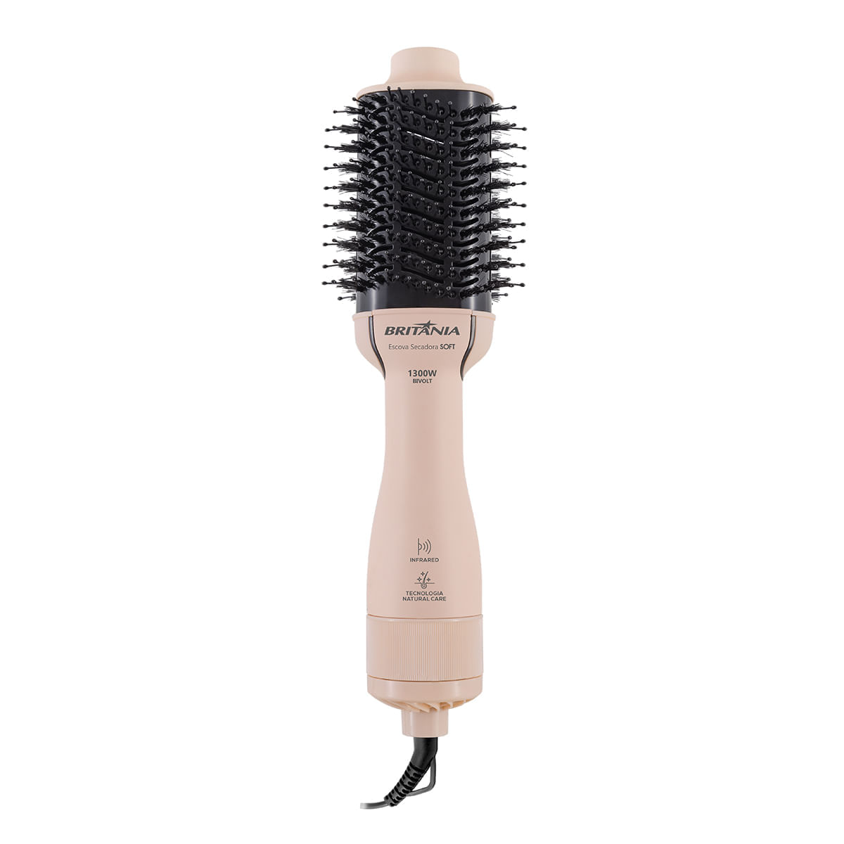 Escova Secadora Britânia Soft 4 em 1 1300W Bivolt BEC07R Bivolt Menor preço em Escova Secadora Britânia Soft 4 em 1 1300W Bivolt BEC07R Bivolt