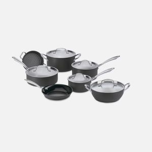 CONJUNTO CUISINART GREENGOURMET ANODIZADA 12 PEÇAS EM AÇO INOX GG-12