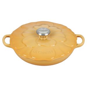 CAÇAROLA LE CREUSET BUFFET SIGNATURE PETAL 26CM - Amarelo Honey