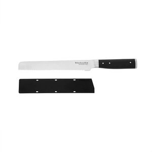 "Faca de Pão 8"" Serrilhada Laminada com Capa KitchenAid"