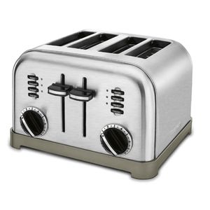 Torradeira Elétrica 4 Fatias Em Aço Escovado 110V - Cuisinart
