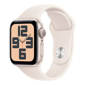 Apple Watch SE (GPS, 40 mm) Caixa de Alumínio Estelar Pulseira Esportiva Estelar