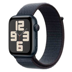 Apple Watch SE (GPS, 44 mm) Caixa de Alumínio Meia-Noite Pulseira Loop Esportiva Tinto