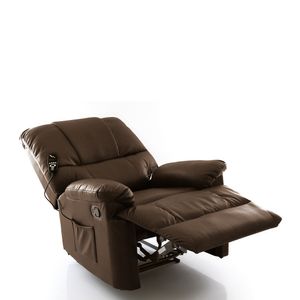 POLTRONA DO PAPAI MASSAGEADORA MARROM - RELAXMEDIC