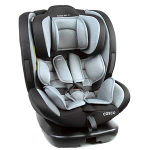 Cadeira Evolutty Isofix com Giro 360º 0 meses a 36 kg Cinza Mescla - Cosco