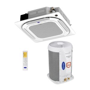 Ar Condicionado Split Cassete Inverter R-32 Carrier Connect 28000 Btus Quente/frio 220V Monofásico 40KVQD28C5