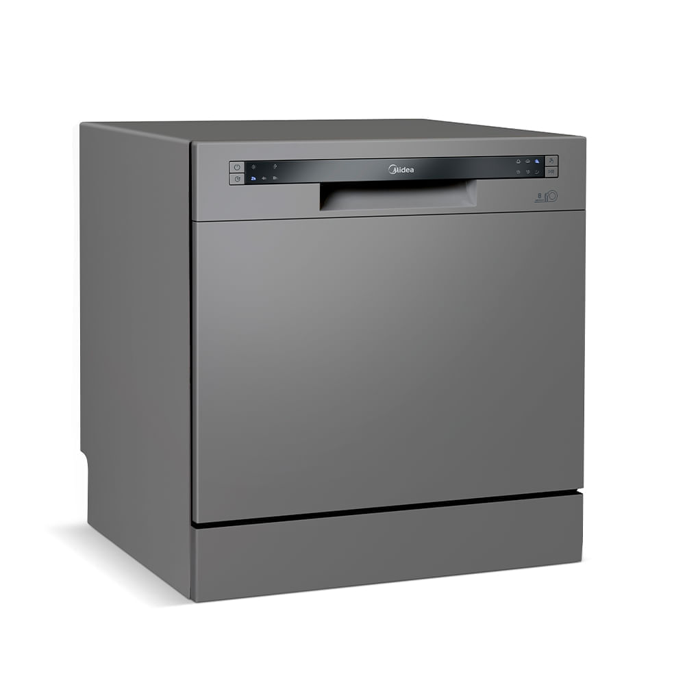 Lava Louças 8 Serviços Cinza Midea 110 Menor preço em Lava Louças 8 Serviços Cinza Midea 110