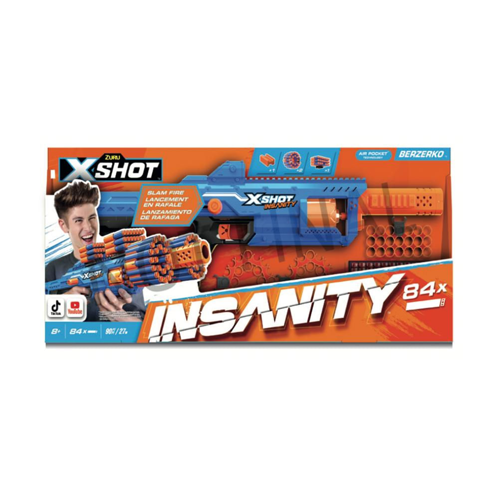 Lançador de Dardos X-Shot - Insanity Berzerko 48 Dardos | Fastshop