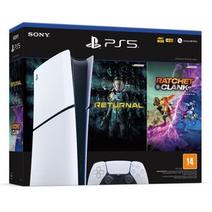 Console Ps5 Slim Digital 1TB c/Returnal + Ratchet Clank - Sony CONSOLE PS5 DIGITAL SLIM 2 JOGOS