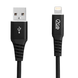 Cabo Lightning i2GO Certificado Mfi 2m 2,4a Preto