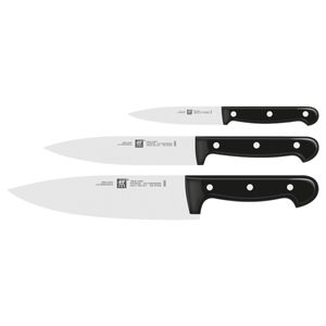Conjunto de Facas, 3 pcs, Faca Do Chef 8, Faca Carne 6, Faca Guarnecer 4, Twin Chef 2