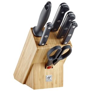 Bloco de Facas, Bamboo, 7 pcs, Zwilling Gourmet