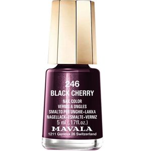 Esmalte Mini Color Mavala - 246 Black Cherry - 5 ml